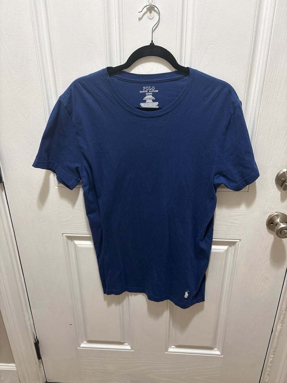 Polo Ralph Lauren Classic Fit Blue Cotton T-Shirt Size Medium